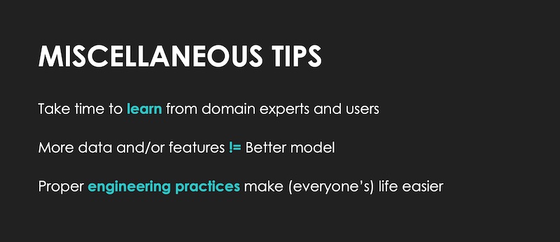 Three simple bullet points that had a lot of impact Image