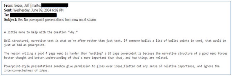 The fateful email that changed Amazon. The fateful email that changed Amazon.