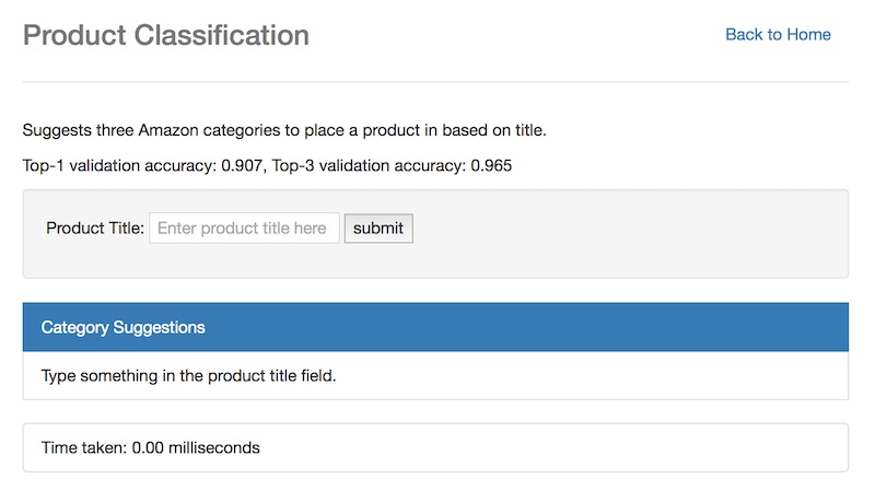 Product classification input empty Product classification input empty
