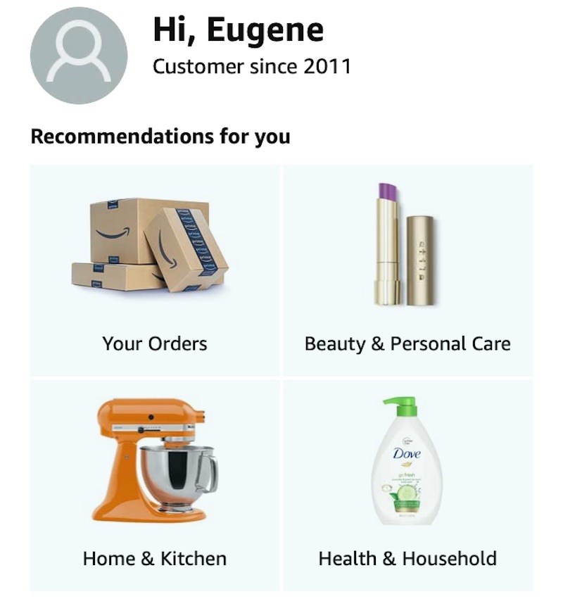 Recommended For You on Amazon Recommended For You on Amazon