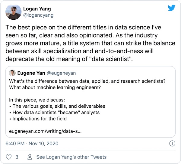 Tweet by @logancyang